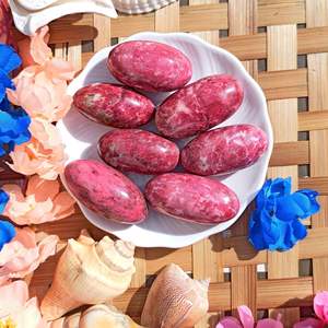 ทูลไลท์ธรรมชาติรูปไข่ขัดเงาด้วยมือ คอลเลกชันอัญมณีสีชมพู หินตกแต่งบ้าน คริสตัลสำหรับการทำสมาธิ พลังงานเรกิ จักระ - Product Image 4