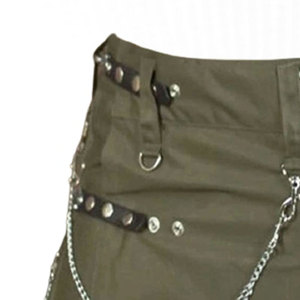 Kilt Híbrido Casual Tartan SKILLED SPORTS de Primera Calidad para Damas, con Correas de Cuero Ajustables, Colores y Tallas Personalizables - Product Image 4