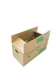 OEM Eco-Friendly <b>Packaging</b> 3mm Rigid Paperboard Boxes Fresh Lime Color UV Offset Matte Lamination Recycled <b>Materials</b> Vegetables - Product Image 4