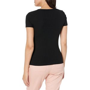 Camisetas de Algodón Lisas Personalizables para Mujer, Camisetas Casuales Suaves y Transpirables de Manga Corta para Verano, Proveedor Mayorista - Product Image 2