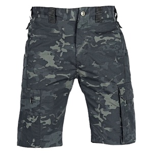 Pantalon cargo court droit pour homme, vêtements formels tendance, vente en gros, qualité OEM, export, tissu Oxford 100% coton, multi-poches - Product Image 1