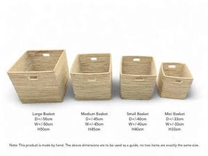 Natural Woven Rattan <b>Storage</b> <b>Baskets</b> Rectangular Shelf Organizer Bins Closet Toy Organizer <b>Basket</b> Factory - Macy - Product Image 1