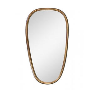 Miroir mural arqué moderne haut de gamme avec cadre en métal – Miroir décoratif pour l'intérieur et l'hôtellerie - Product Image 2