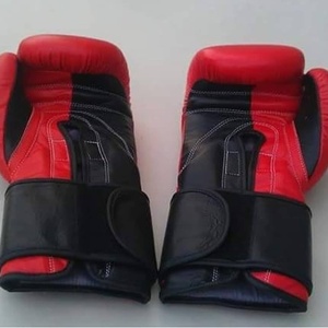 Guantes de Boxeo de Cuero Profesionales con Logotipo Personalizado, Cierre de Gancho y Bucle Impermeable para Entrenamiento de MMA/Kickboxing, Proveedor Mayorista - Product Image 2