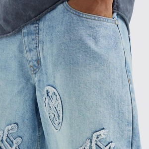 Baggy Fit Denim Jeans for Men – Retro Street Style Pants - Product Image 5