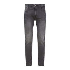 Wholesale New Fashion Men's Breathable Solid Washed High Elastic Straight Tube Fleece <b>Work</b> Denim <b>Jeans</b> - Product Image 5