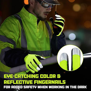 Gants mécaniques antidérapants en gros, gants de sécurité confortables pour l'atelier et le travail industriel, de haute qualité - Product Image 4