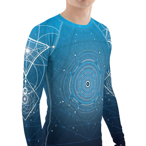 Camiseta de compresión para MMA para hombre, con logo y talla personalizados, ropa de combate de alta calidad a bajo precio, manga larga, transpirable y de secado rápido. - Product Image 3