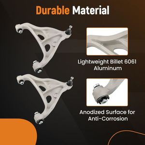 2004-2008 for Ford F150 Mark LT Front Lower Control Arm Set W/ Ball Joint 2x Durable Replacement for 2005 Model - Product Image 4