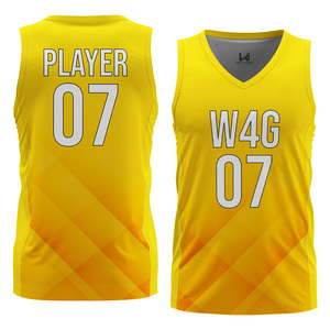 Maillot de basketball personnalisé sublimé sans manches, col en V, réversible, séchage rapide, respirant, fournisseur d'uniformes sportifs en gros pour équipes - Product Image 4
