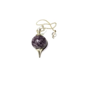 Wholesale Best Quality Pendulums Moss Agate Ball Pendulum Feng Shui Style Dowsing Gemstones Dowsing Ball Pendulum For Sale - Product Image 3