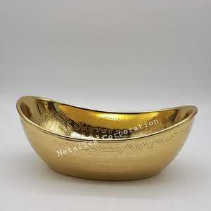 Bol en métal martelé de qualité supérieure pour la décoration de la maison, disponible en argent, or et couleurs personnalisées, design unique de haute qualité, bols à chocolat de luxe - Product Image 3