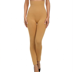 Leggings tricotés sans couture pour femmes, taille haute, extensibles, respirants, compressifs, confortables, doux, effet push-up fessier, imprimés - Product Image 1