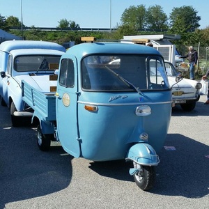 Piaggio รถบรรทุกอาหารรถตู้สามล้อรถขายอาหารร้านกาแฟเคลื่อนที่สถานีเบียร์ - Product Image 5
