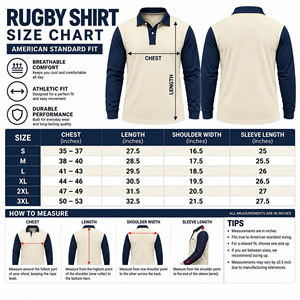 Custom Rugby <b>Shirt</b> <b>Men</b>’s <b>Long</b> <b>Sleeve</b> <b>Polo</b> <b>Shirt</b> Cotton Rugby Jersey Sportswear Team Uniform Wholesale Manufacturer - Product Image 6
