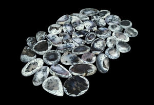 Venta al por mayor de cabujones de ópalo dendrítico natural pulidos a mano, gemas sueltas de cristal curativo a granel - Product Image 2