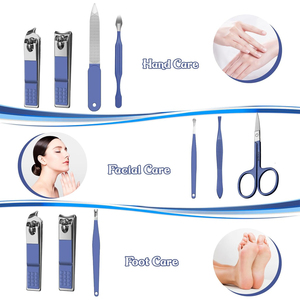 Juego de Manicura de Lujo con Estuche de Almacenamiento con Cierre de Mariposa, Herramientas de Acero Inoxidable, Venta al Por Mayor OEM - Product Image 3