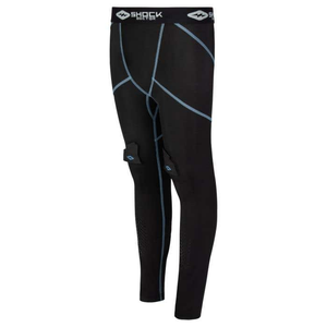 Maßgefertigte Eishockey-Unterhose Kompressionshose aus Spandex/Polyester Schnittfeste Hose mit Kordelzug Unisex für Erwachsene - Product Image 1