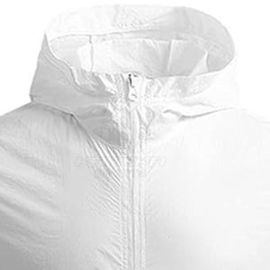 Veste de pluie à capuche pour homme, avec logo sur le devant, écologique, respirante, décontractée, pour tous les jours, pour l'extérieur, 100% polyester, coutures sans couture - Product Image 3