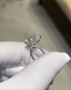 4.5 Carat VVS Lab Grown Diamond Engagement <b>Ring</b> for Women | Radiant Cut Hidden Halo <b>Solitaire</b> Wedding <b>Ring</b> | IGI Certified Gold - Product Image 4