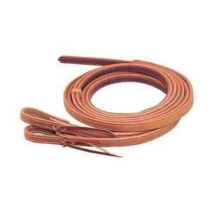 Rênes de cheval en cuir noir de qualité supérieure, équipement d'équitation western, durables, fabriquées à la main, réglables, robustes, pour l'entraînement et la randonnée équestre - Product Image 5
