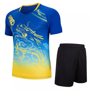 Conjunto de Uniforme de Bádminton y Tenis con el Mejor Diseño de Sublimación 2026, Camisetas de Bádminton para Hombre, Kit de Tenis Personalizado para Equipos - Product Image 6