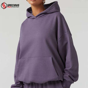 Mejor Proveedor, Chándales Casuales con Capucha para Mujer, Personalizados, de Primera Calidad, Forro Polar Transpirable, Talla XL, Color Morado, Sudadera para Otoño - Product Image 5