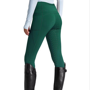 Pantalon d'équitation en tissu doux pour l'entraînement en extérieur, avec ceinture confortable, vêtements d'équitation pour femmes, jodhpurs et culottes d'équitation - Product Image 2