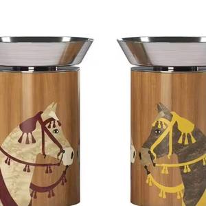 Quemador de Incienso de Madera Hecho a Mano con Diseño de Caballo, Soporte Aromático de Bambú para Uso en Todas las Estaciones - Product Image 2