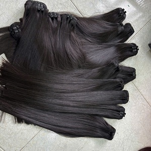 Nuevas extensiones de cabello Remy humano Original, trama recta de hueso, máquina de piel doble, paquetes de belleza para estilo de mujer - Product Image 5