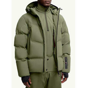 Chaqueta de Invierno para Hombre con Capucha, Acolchada, Ligera, Resistente al Agua y al Viento, con Cierre y Diseño Urbano - Product Image 5