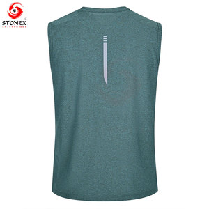 Custom Men’s Tank Top Printing Logo Sleeveless Fitness Gym <b>Vest</b> High Quality Bulk Supplier Private Label Manufacturer - Product Image 2