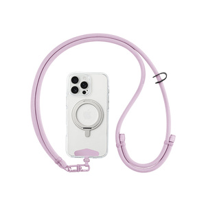 Cordon de téléphone tressé réglable à porter en bandoulière avec rotation à 360° °   Clip métallique, sangle de cou anti-chute pour smartphones - Product Image 1