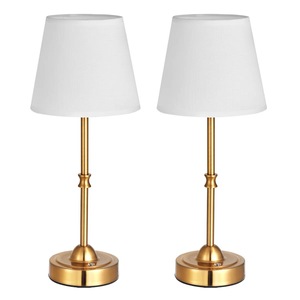Lampe de table en laiton massif de qualité supérieure avec base sculptée pour une éclairage de table élégante - Product Image 1