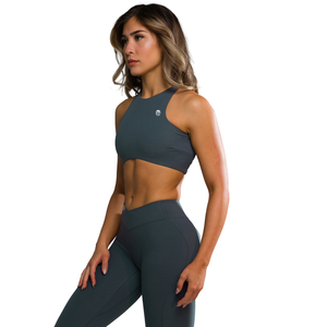 Sujetador Deportivo de Cuello Alto para Mujer, Sin Costuras, Soporte Medio, para Yoga, Fitness, Gimnasio, Entrenamiento, Ropa Deportiva Elástica, OEM - Product Image 2