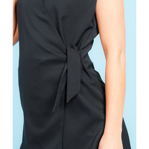 Uniforme de salon de beauté personnalisable avec logo, style enveloppant, en polyester et élasthanne, tunique pour femmes, uniforme de spa - Product Image 4