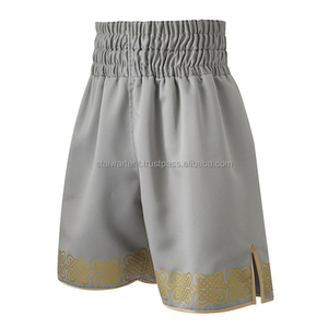 Pantalones cortos de MMA de sublimación personalizada de alta elasticidad para Kickboxing BJJ Fight Muay Thai-para ropa de artes marciales - Product Image 2