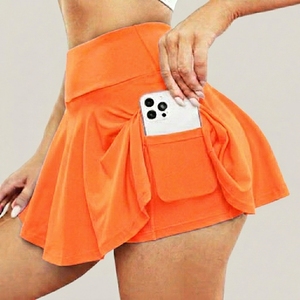 <b>Hot</b> Sale High Waist Tummy Control Quick Dry Nylon Spandex Leopard Print Peach Color Contrast Shorts Quick Dry - Product Image 5