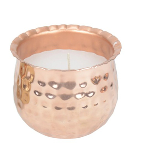 Venta al por mayor de frascos para velas de diseño clásico, frascos de metal plateado martillado con tapa dorada, artículo de decoración de lujo para el hogar al precio más bajo. - Product Image 6