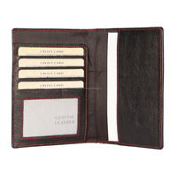 Vente chaude Porte-passeport En Cuir Véritable Unisexe Passeport Voyage Portefeuille RFID Blocage Logo Personnalisé En Gros Voyage Accessoires