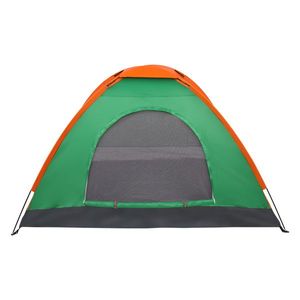 Tenda a Cupola Impermeabile per 2 Persone, Arancione e Verde, per Campeggio e Escursionismo - Product Image 4