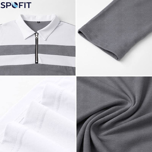 Polos personnalisés à manches courtes, design logo sur mesure, tendance, sublimation ou uni, fabrication sur mesure pour hommes. - Product Image 6