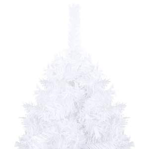 Árbol de Navidad preiluminado artificial de PVC blanco de 47,2 \ "con juego de bolas - Product Image 3