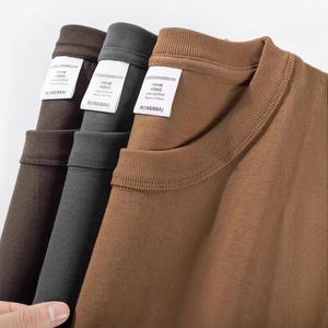 เสื้อยืดคอตตอน 100% ผลิตตามสั่ง แบรนด์ส่วนตัว ขายส่ง ผู้ผลิต OEM ผลิตจำนวนมาก ผ้า GSM สูง รับผลิตเสื้อยืดจำนวนมาก - Product Image 3
