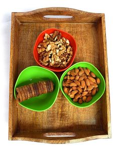 Multifunctional Style Wooden <b>Trays</b> Set of 2 Decorative <b>Large</b> <b>Trays</b> Handmade Crafts Food Safe Rectangular <b>Tray</b> Hotel Supplies - Product Image 4