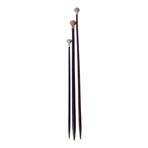 Agujas de Tejer de Madera Natural Premium para Tejer a Mano, Agujas de Ganchillo Ligeras y Suaves para Hilos, Proyectos de Ganchillo y Manualidades - Product Image 2