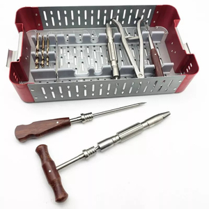 Kit de Extracción de Tornillos Rotos para Cirugía de Revisión Ortopédica, Extractor de Tornillos Manual de Acero Inoxidable, Juego de Instrumentos Quirúrgicos - Product Image 3