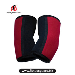 Genouillère en néoprène noir et rose, respirante, universelle, pour la protection et le soutien en haltérophilie - Product Image 4
