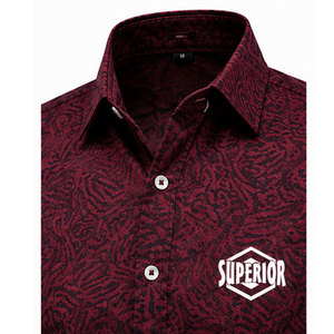 Camisa Casual Elegante para Hombre con Diseño Estampado Vibrante, Tela Ligera y Corte Moderno - Product Image 3