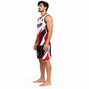 Conjunto de Uniforme de Baloncesto para Equipo, Camiseta y Pantalones Cortos, Transpirable, Ligero, Ropa Deportiva para Entrenamiento, Juego y Práctica - Product Image 2